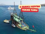 Bodrum Gümbet Çıkışlı 4 Lokasyon Tekne Turu (Bodrum Günlük Tekne Turu)